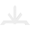Ekena Millwork Vanguard Architectural Grade PVC Gable Bracket, 72"W x 48"H x 4"D x 6"F, 16/12 Pitch GBP072X48X0406VAN00 - alternate 3